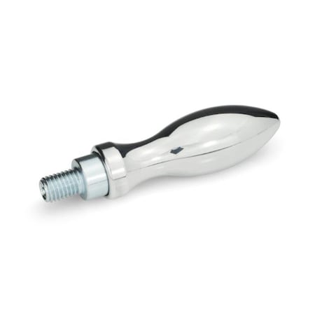 J.W. Winco DIN98-AL-16-E Revolving Handle Aluminum 98-AL-16-E